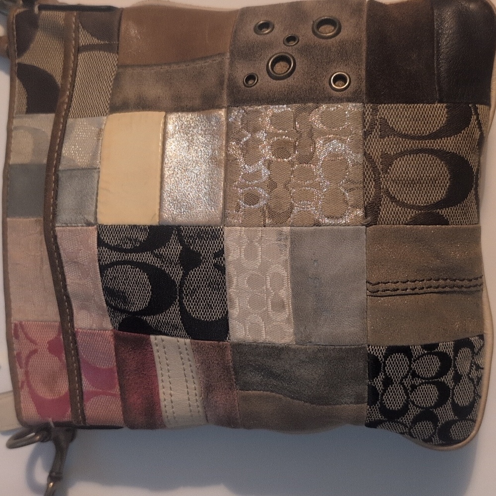 VTG Patchwork Crossbody Bag - Picture 4 of 7